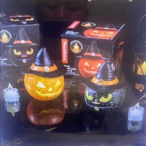 Halloween Witch Hat LED Light Set